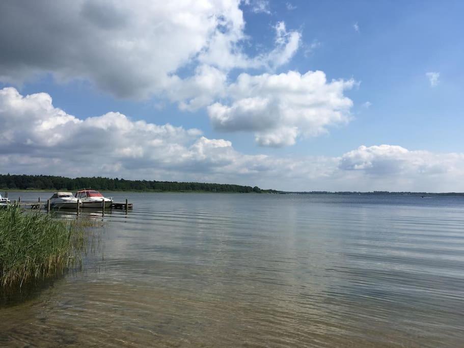 Ferienhaus Solken Mit Grosser Terrasse Und Kaminofen Plau am See Exteriör bild